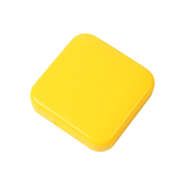 Mini Caja de Almacenamiento Resistente a la Humedad Del Organizador de Viajes de Joyería con 2 Compartimentos, Contenedor Independiente Portátil Y Desmontable para la Caja Del Organizador de Viajes De