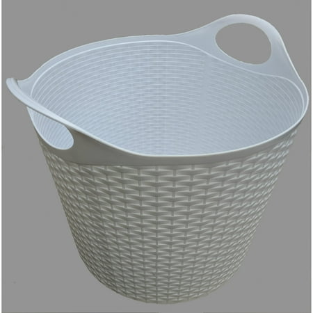 Starplast Flex Wicker Tub White 2 Pack Com