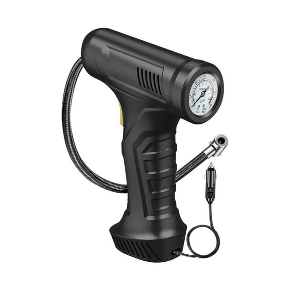 150PSI Portable Air Compressor for Car Tires, Rechargeable Air Pump, Digital Tire Inflator with LED Flashlight, Automotive Bike Pump, Auto Pump for Cars, Motorcycles, and Sports Balls