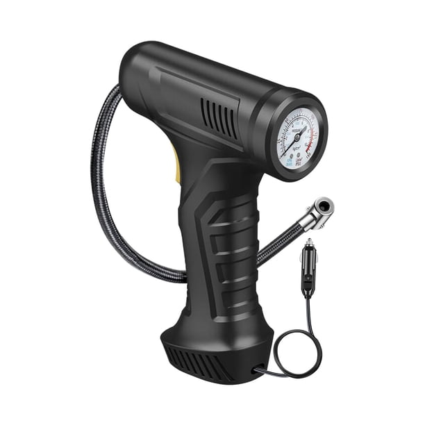 Pisexur Accesorios para coches, Electrónica para cochesInflador de neumáticos portátil de 150 PSI, compresor de aire, bomba de aire para neumáticos de coche, bomba de neumáticos automática de 12 V co