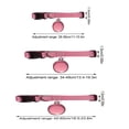 thumbnail image 3 of Cat Collar with Airtag Holder Pink Breakaway Cat Collar Cat Gps Tracker Collar for Everyday Pet Safety Great Gift for Pet Owners, 3 of 6