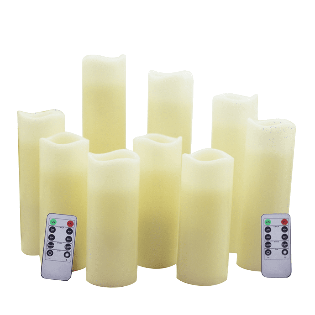 LED Candles Flameless Candles with Remote Battery Operated Candles for Wedding Fireplace Decor