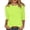 Green#9527, variant on BOOMNY Womens 3/4 Sleeve Tshirts Crew Neck Solid Color T-Shirts Summer Tee Tops for Women