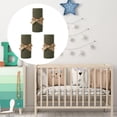 thumbnail image 1 of 4 Uds. Fundas Para Rieles De Cama De Bebé, Cubiertas Para Rieles De Cuna Para Niños Pequeños, Recién Nacidos, Color Verde, 1 of 8