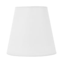 LOLIPPYY Elegant White Cloth Lamp Shade Replacement for Table Lamps and Desk Lights