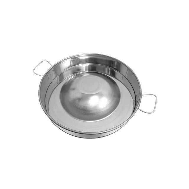 Comal Choricero De Acero Inoxidable De 45 cm
