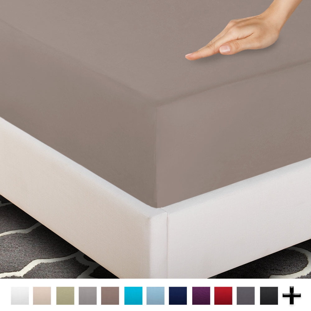 Fitted Bottom Sheet Twin Extra Long Premium 1800 UltraSoft Wrinkle