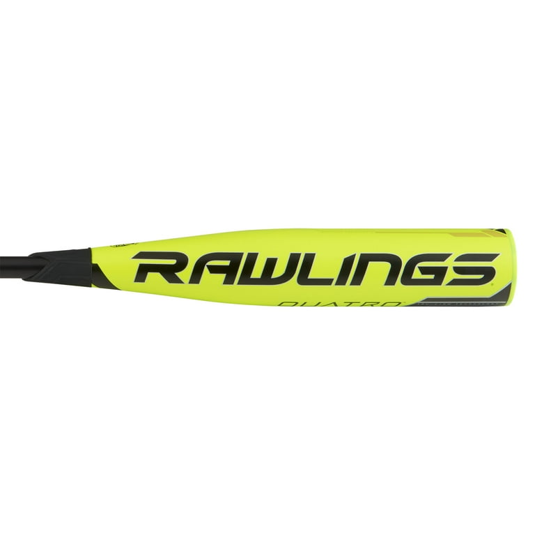 Rawlings Quatro バット USA規格 イエロー/ブルー Rawlings Quatro -10 2 5/8