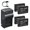 1 Charger + 4 Batteries, variant on Kastar AC & USB-C Battery Charger, Compatible with Symbol MC1000 MC10A MC10E NP-120 PX1657 D-LI7 DB-43 BP1500S, Intermec CK1 CN1, Wasp WDT3200 WDT3250 WPA1200, Brother DS820W DS920DW