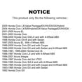 thumbnail image 2 of Kugel Roulement de Roue avant 70-510030 pour Voiture Honda Civic Acura EL Integra del Sol, 2 of 10