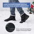 thumbnail image 5 of FitVille Botas de invierno anchas para hombre, botas de nieve gruesas y cálidas, botas ligeras antideslizantes impermeables con forro de piel, adecuadas para la nieve al aire libre, 5 of 5