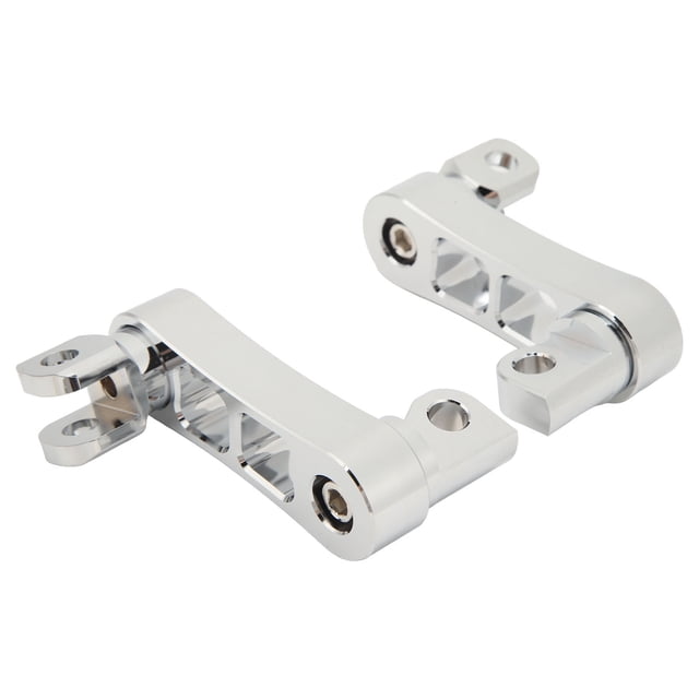 Adjustable Foot Pegs Bracket, Motorcycle Foot Peg Highway Bracket 360 Adjustable Rugged Foot Peg Extension Bracket for Touring
