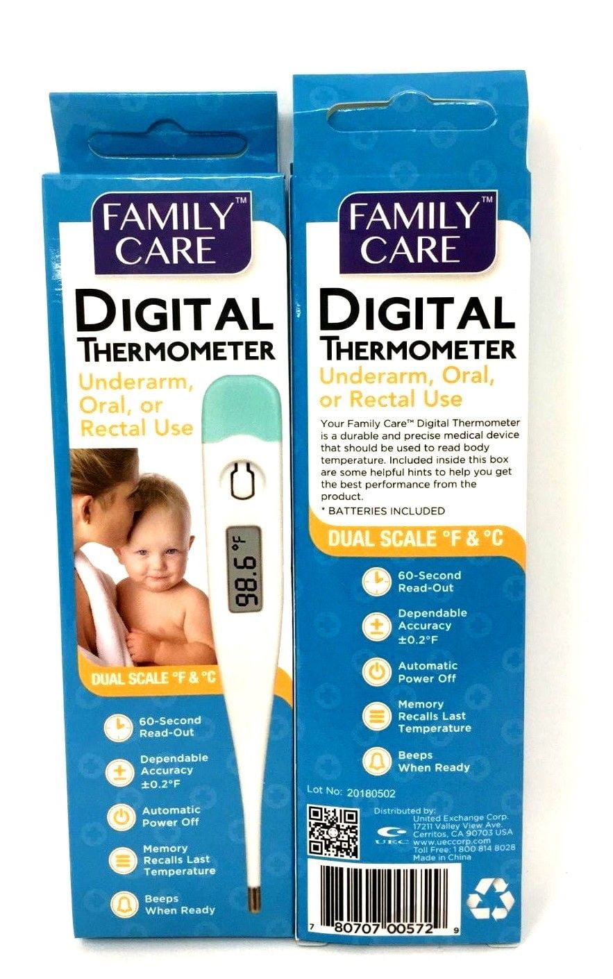 FT82 Digital Thermometer for Oral, Armpit or Rectal Temperature