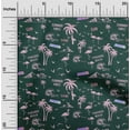 thumbnail image 2 of oneOone Silk Tabby Olive Green Fabric Beach Hawai Sewing Craft Projects Fabric Prints By Yard 42 Inch Wide, 2 of 4
