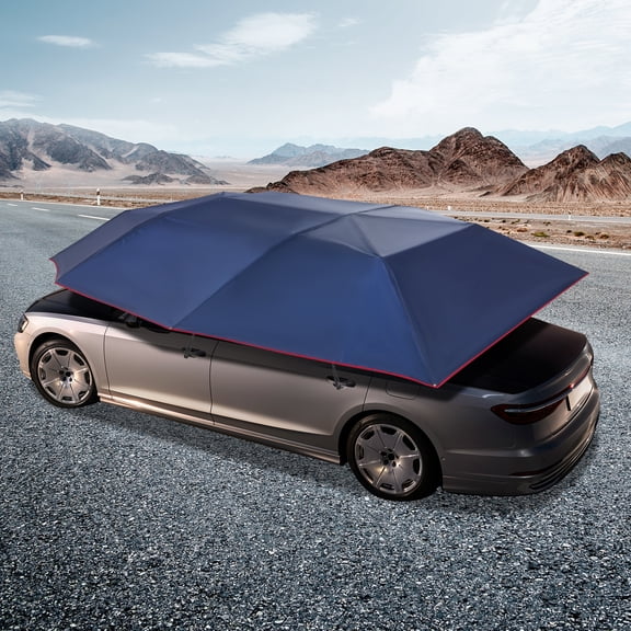 Removable Carport Folding Portable Car Protection, Semi-Automatic Car Tent, Sun Protection Car Awning Cover