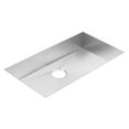 thumbnail image 3 of Moen GS181210B 1800 Series 31" Undermount Single Basin Stainless Steel Kitchen Sink -, 3 of 3