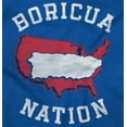 thumbnail image 2 of Puerto Rican Pride Boricua Se Levanta Crewneck T Shirts Boy Girl Teen Brisco Brands XS, 2 of 5