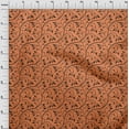 thumbnail image 4 of oneOone Cotton Poplin Orange Fabric Asian Floral Block Sewing Craft Projects Fabric Prints By Yard 56 Inch Wide, 4 of 4