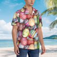 thumbnail image 5 of Daiia Easter Eggs Hawaiian Shirt for Men Gentle Cotton Regular Short Sleeve Casual-3X-Large, 5 of 9