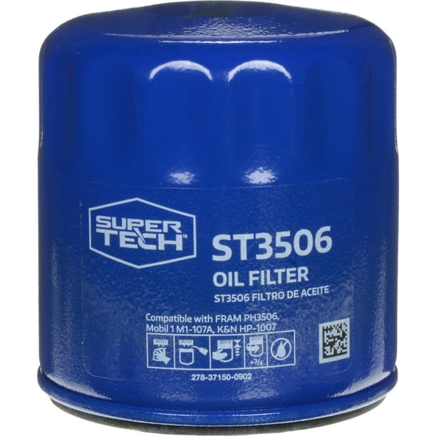 Supertech St3506 3 Spin On Oil Filter Walmart Com Walmart Com