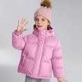 thumbnail image 6 of XXWXYD Kids Korean Style Thickened White Down Hooded Jacket, Warm Winter Coat for Boys Girls, Big Children Padded Outerwear Autumn, 6 of 9