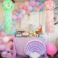 thumbnail image 6 of Mermaid Jellyfish Lanterns Hanging Paper Lanterns for Child Mermaid Themed Birthday Party Decorations Baby Shower Party Supplies 1PC, 6 of 7
