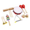 thumbnail image 2 of Runquan Instrument de Percussion pour Enfants Instrument de Musique pour Bébé pour Fêtes Tout-Petits 7 Pcs, 2 of 8