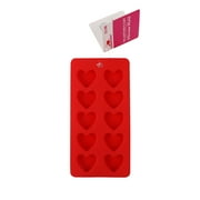 Way To Celebrate Valentine Red Heart Silicone Mold