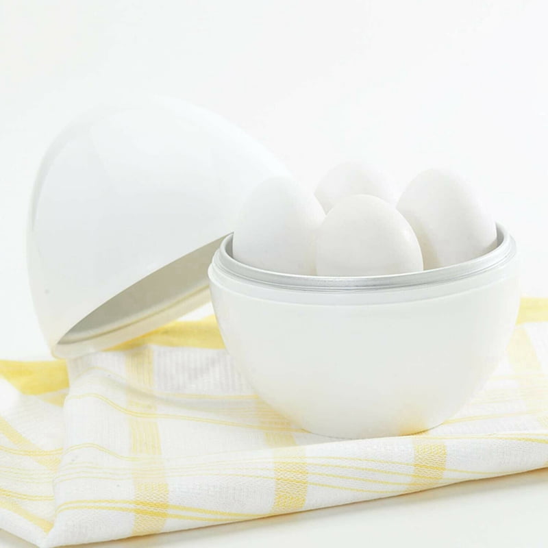 4X Egg Pod - Microwave Egg Boiler Cooker Egg Steamer Perfectly  Eggs and Detaches the Shell