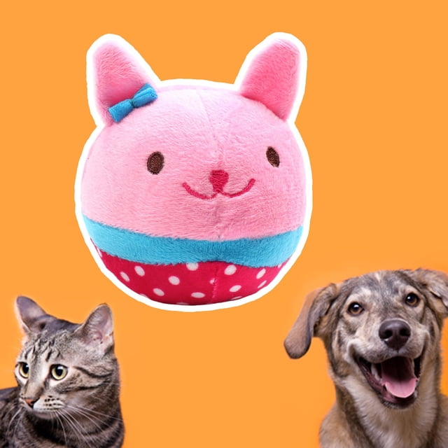 SIfdSeng Puppy Squeaking Plush Dog Toy Bag Small Plush Puppy Chewing Toy Loose and Squeaking Dog Toy Cute Plush Pet Toy Puppy Teething Toys Dog Interactive Toys Birthday Dog Toy