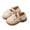 Beige, variant on Xfvqtps Girls Loafer School Uniform Shoes Flats Lace Bow Hook and Loop Strap Comfort Soft Soled Dress Shoes