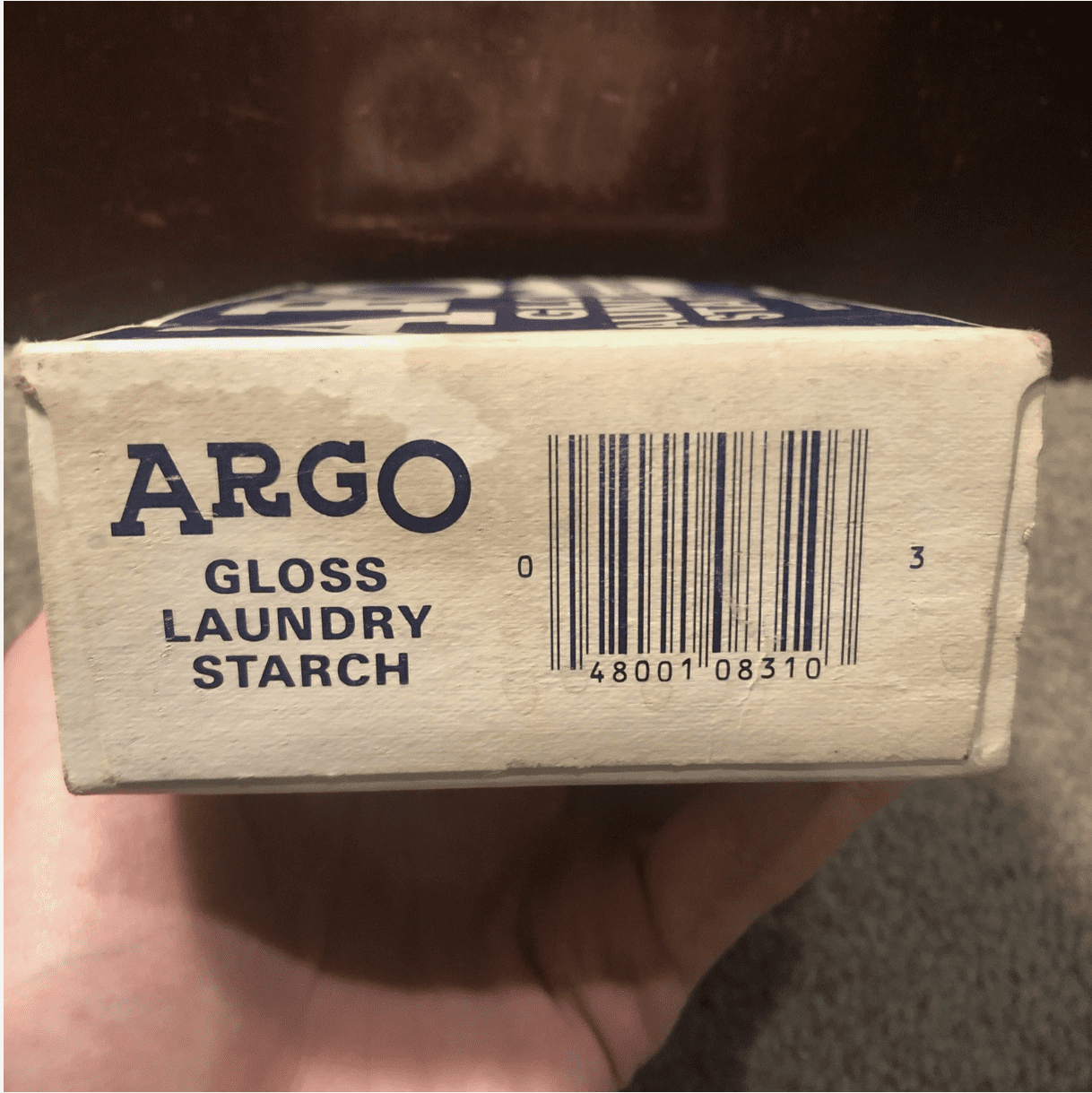 ARGO Gloss Laundry Starch Blue Box, 16oz