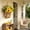 E, variant on Artificial Sunflower Wreaths for Front Door, Lifelike Summer Wreath, Farmhouse Decorative Floral Wreath for Indoor Outdoor Wall Decor