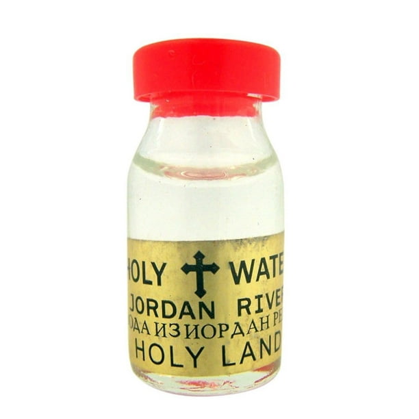 CB Holy Water from the Jordan River in 1 7/8 Inch Glass Vial Bottle