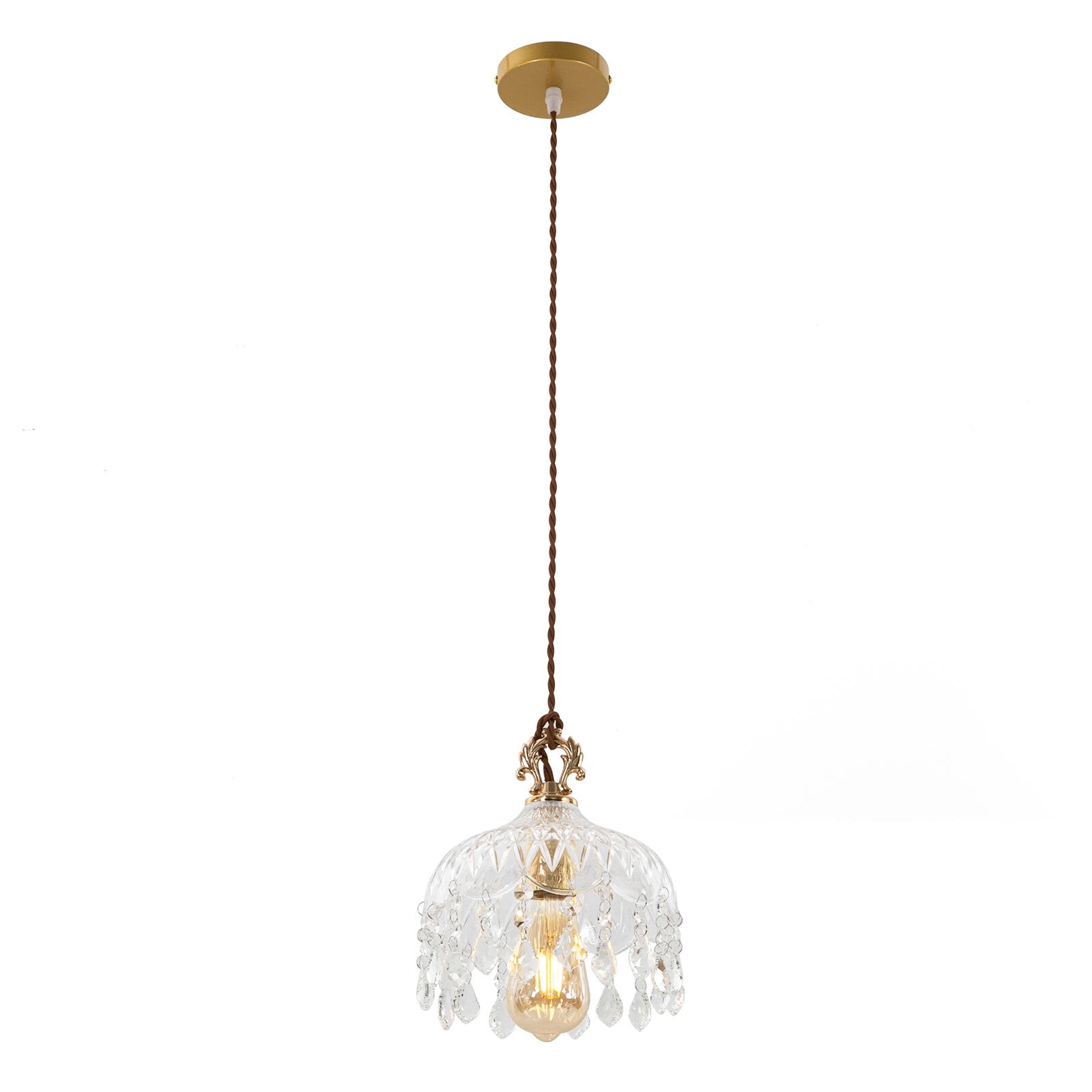 Gold Pendant Light Hanging Ceiling Light Fixture Kitchen Island Lamp Chandelier