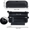 thumbnail image 2 of Caja impermeable para interiores y exteriores negra para cables de extensión y conexiones eléctricas (paquete de 4) - Caja protectora impermeable para enchufes eléctricos para coronas navideñas, 2 of 5