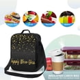 thumbnail image 4 of Fotbe Happy New Year Lonchera Bolsa de Almuerzo para Hombres y Mujeres, Lonchera de Gran Capacidad, Bolsa de Almuerzo Reutilizable, Bolsa Térmica Aislante, 4 of 7