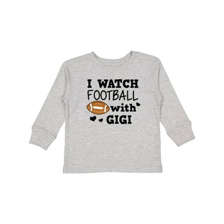 

Inktastic I Watch Football with My Gigi Boys Long Sleeve Toddler T-Shirt