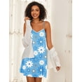 thumbnail image 2 of Ekouaer Cotton Sleep Shirts for Women Sleeveless Night Shirts for Sleeping Tank Nightgown Soft Nightdress, 2 of 6