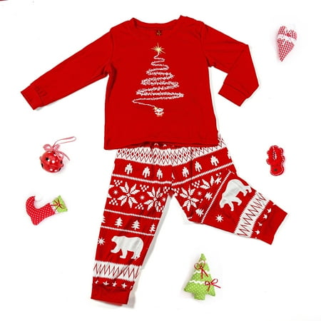 

Christmas Xmas Pyjamas Pjs Set Family Kids Matching Nightwear Sleepwear US STOCK