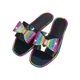 thumbnail image 2 of Verano color degradado Jelly Bottom Flat Bow Rhinestone Sandalias Zapatos de mujer Wmkox8yii hj789, 2 of 3