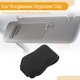 thumbnail image 3 of Clip para gafas de sol en el coche Unique Bargains, soporte universal para gafas de sol en el parasol del coche, cuero PU negro 8.5x6cm 1 Pcs, 3 of 7