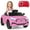 Pink, variant on Gymax Licensed Ford Mach E Electric Vehicle w/Parent Control LED Lights Horn Music Black