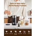 thumbnail image 4 of Dreo Milk Frother, 8-in-1 Electric Frother for Latte Art Coffee, 9oz/270ml Hot and Cold Foam Maker, Automatic Milk Warmer for Dairy and Non-Dairy Milk with LED, Anti-Burnt, Easy to Clean, Black, 4 of 6