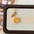 thumbnail image 6 of Unique Egg Tart Keychain Charm Pendant for Backpack Decoration and Daily Use, 6 of 12