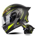 thumbnail image 1 of Motorcycle Full Helmet For Men Women Adjustable Goggles Sun Shield Streamlined Riding Helmet For Outdoor ATV Dirt Bike, 1 of 9