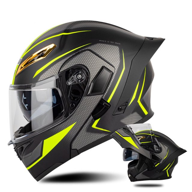 Motorcycle Full Helmet For Men Women Adjustable Goggles Sun Shield Streamlined Riding Helmet For Outdoor ATV Dirt Bike