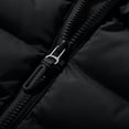 thumbnail image 4 of Lilgiuy Men's Sports Thick Jacket Fashion Solid Full Zip Windproof and Cold Detachable Hood Warm Padded Jacket, 4 of 4