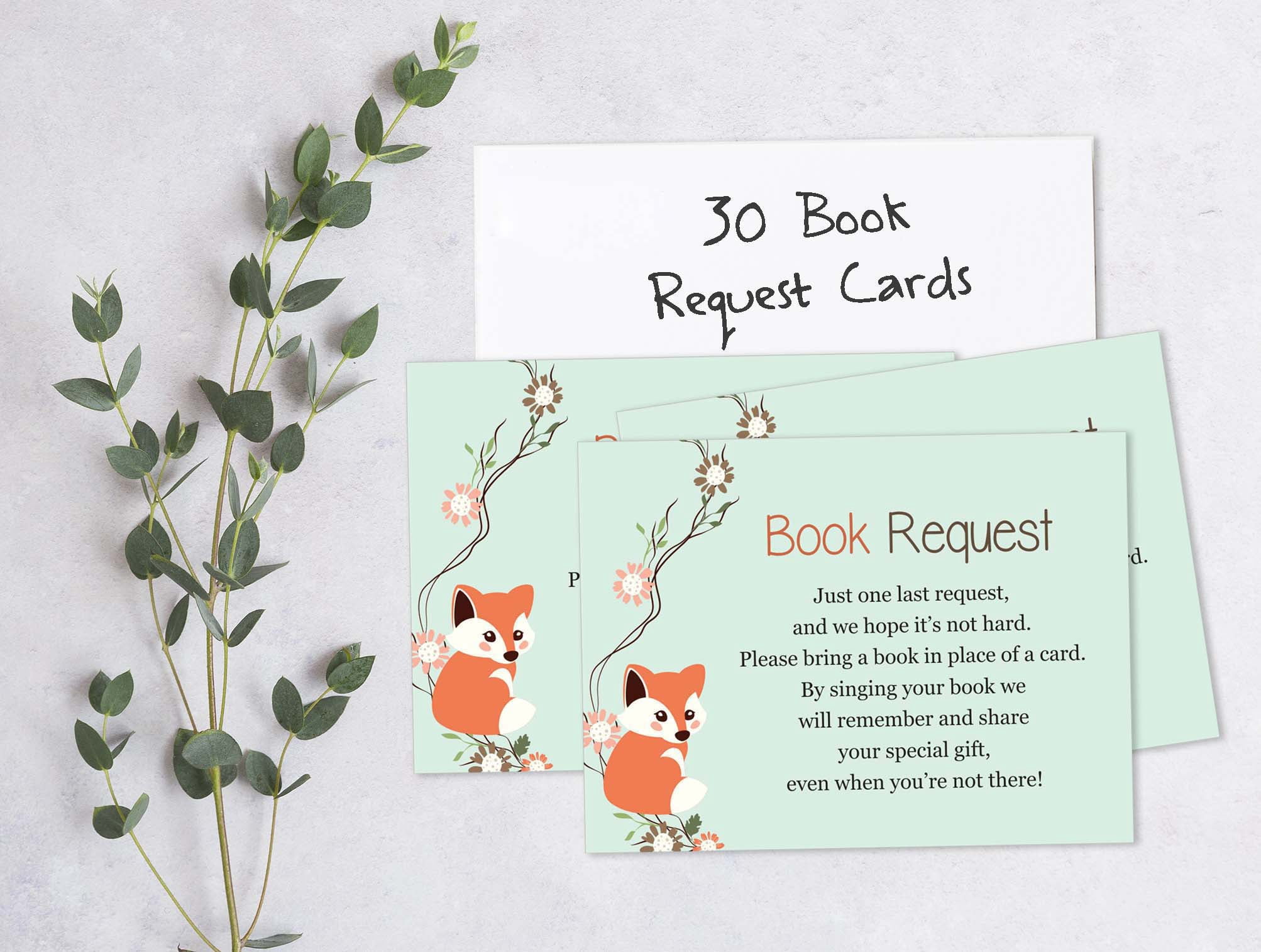 Inkdotpot 30Jungle Animals Gender Neutral Baby Shower Book Request Cards Bring A Book Instead Of A Card Baby Shower Invitations Inserts Games