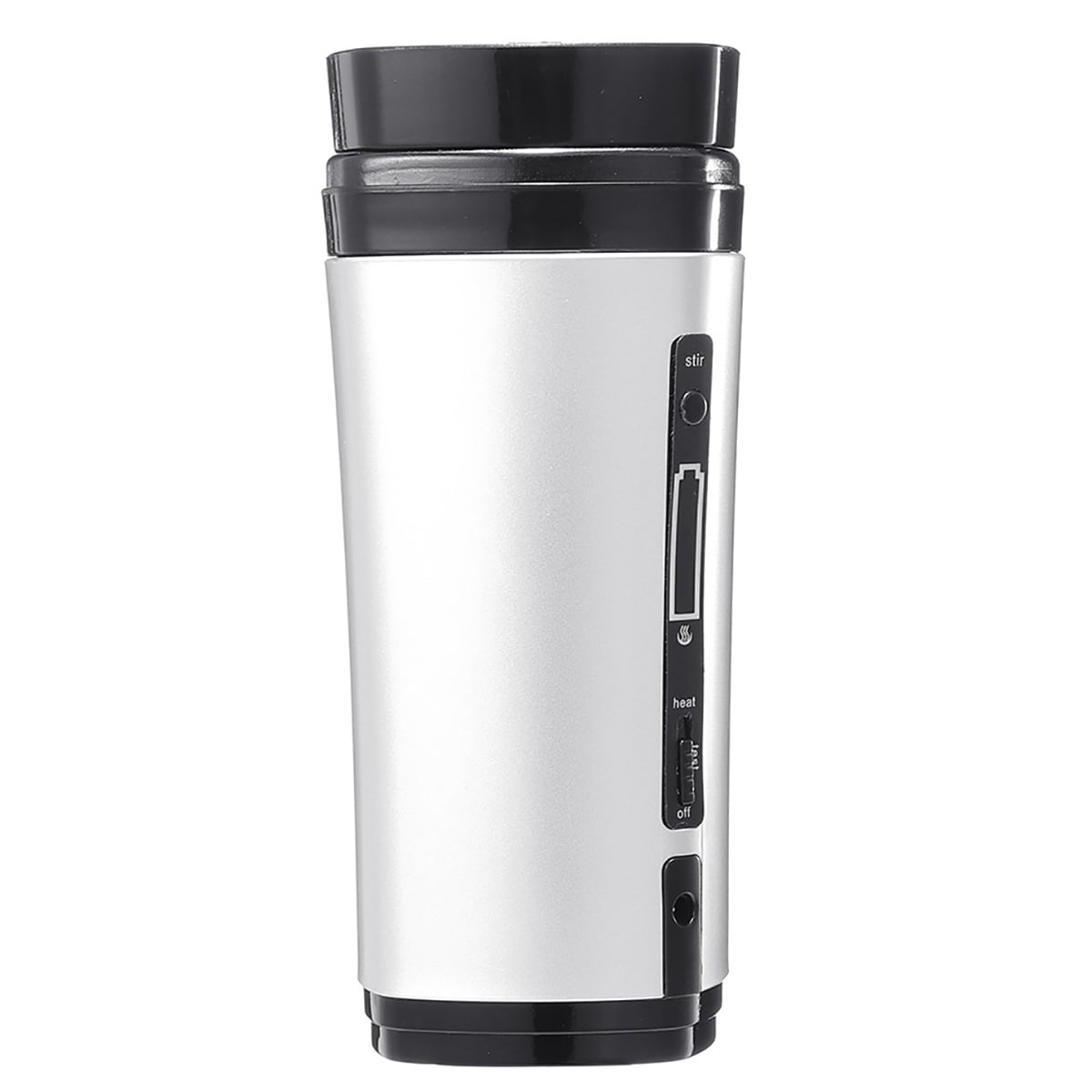 5oz Rechargeable USB Heating Self Stirring Auto Mixing Tea Coffee Cup Mug Warmer Lid